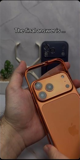 Metallic iPhone Case 🔥 Luxury Metal Finish | Final Choice? #shorts #iphone #apple