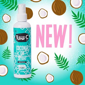 ✨ NEW! ✨ We're putting on the spritz with our brand new Coconut Oil Spray! ⁠🥥🌴 With a high smoke point, this 100% coconut oil is cold pressed, perfect for stir frying, pan frying, roasting and baking and comes in a non-aerosol pump action spray bottle 💖 Find us in the oil aisle exclusively at Coles supermarkets #rawsome | Natural Raw C