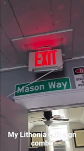 My exit sign
