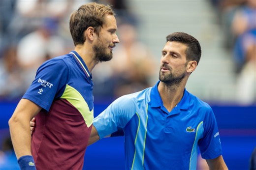 VIDEO. Djokovic beats Medvedev in straight sets after knee operation - Tennis Tonic - News, Predictions, H2H, Live Scores, stats