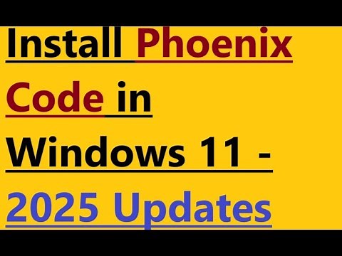 How to install Phoenix Code in Windows 11