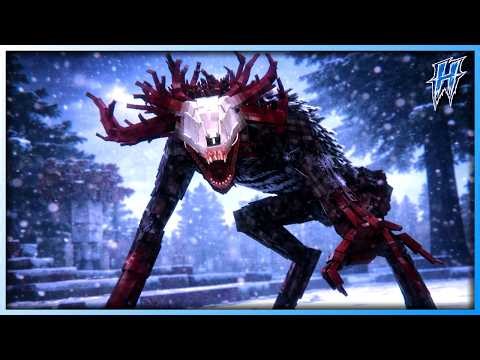 This NEW Wendigo Mod is TERRIFYING... | Minecraft: The Antlers of Hunger