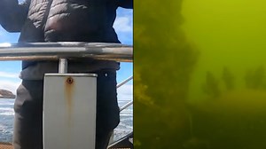 Man who dropped GoPro into ocean finds object and people tell him to make 'emergency call immediately'