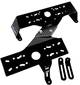 PROCISE OUTDOORS Stacker DEK-It Mount - Marine-Grade Aluminum Boat Electronics Mount - Professional Installation Solution for Fish Finders & Marine Devices - Dual Unit with GPS