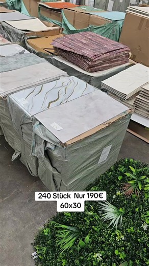PVC Wandpaneele Alaskar 60x30 mit LED – 240 Stück für 190€