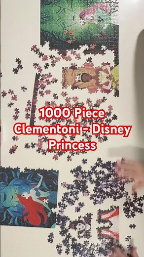 1000 🧩 Puzzle - Disney Princess #jigsaw #disneyworld #jigsawpuzzle #puzzles #puzzletime