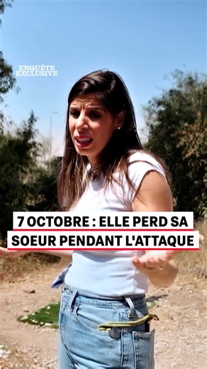 Hen a perdu sa sœur Noa pendant l'attaque du 7 octobre. Elle a été abattue par les terroristes du Hamas alors qu'elle tentait de s'abriter... « Tragédie du 7 octobre : enquête sur l’échec des services secrets israéliens » 📺 #EnquêteExclusive, demain à 23:15 sur M6 | Enquête exclusive