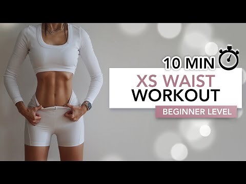 10 MIN BEGINNER XS WAIST WORKOUT | Get Toned Abs & A Flat Belly | Eylem Abaci