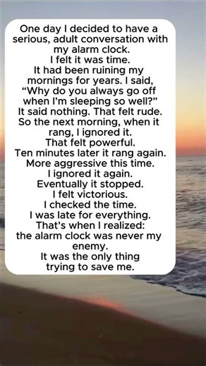 One day I decided to have a serious, adult conversation with my alarm clock#funny #humor #shorts