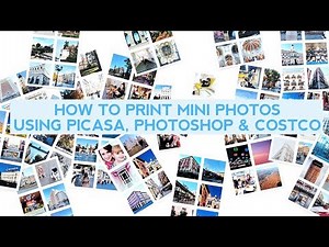 How To Print Small Photos Using Picasa, Photoshop & Costco