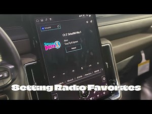 Setting Radio Favorites on Your GMC Yukon