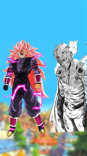 Black Vs Saitama ♾️💖 #goku #anime #shorts