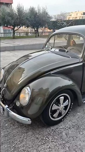 Awesome 1954 VW Oval Window Bug Running a Big Power A1 Exhaust from AVW