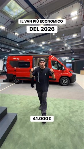 1.4M views · 12K reactions | QUESTO È IL VAN PIÙ ECONOMICO SUL MERCATO! Presentato dalla Burstner e al costo di (a partire) 41.000€ è la novità del 2026! Voi, cosa ne pensate? #van #camper #motorhome | Francesco Furlani | Facebook