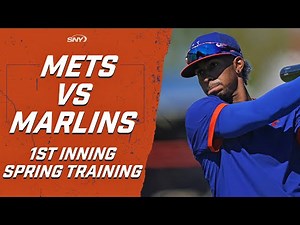 See Francisco Lindor's first spring training at-bat as a New York Met | New York Mets | SNY