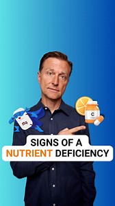 914K views · 25K reactions | Don’t miss these key signs of a nutrient deficiency! For more health information you can't find anywhere else, click here: https://bit.ly/4cO4MsK | Dr. Eric Berg | Facebook