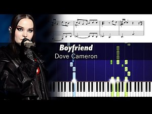 Dove Cameron - Boyfriend - Piano Tutorial + SHEETS