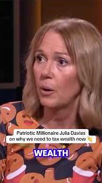 Julia Davies from Patriotic Millionaires UK on why we need to tax wealth now 👏 #uknews #ukpolitics