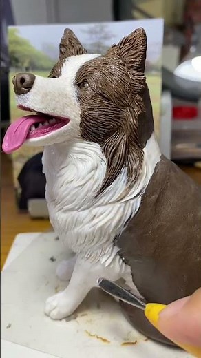 Dog Clay Model | Creative Handmade Art
