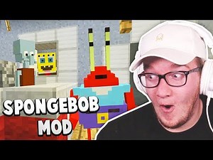 SPONGEBOB in MINECRAFT! (Best Mod Showcase)