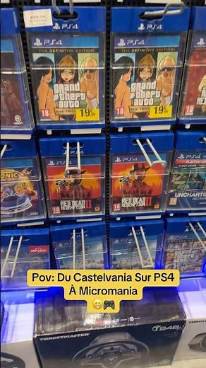 Castlevania on PS4 at Micromania 😁🎮 #gaming #playstation #pov