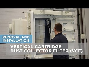 Vertical Cartridge Dust Collector Filter VCF Installation and Removal