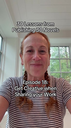 Episode 18 of my series, “The Top 30 Things I’ve Learned from Publishing 30 Novels” is all about getting creative when it comes to sharing your work in the ever-evolving publishing landscape!