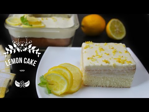 EASY LEMON CAKE | 2 INGREDIENT CONDENSED MILK FROSTING | STEP BY STEP EXLAINED|