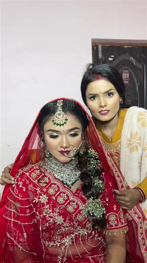 Her beauty shines even brighter today 👰‍♀️❤️❤️ . . .For professional bridal makeup ,engagement makeup &party makeup more information ..! . Booking no ‪ 9779702264571‬ . #BridalMakeupGoals #natasha_das_04 #viraltiktok #foryoupage @Natasha_Sahil_Sharma🫶🏼❤️ @Natasha_Sahil_Sharma🫶🏼❤️ @Natasha_Sahil_Sharma🫶🏼❤️