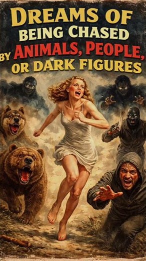 Seeing demon dark figures or being chased in dream