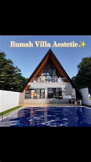 Desain Rumah Villa Yang Nyaman Dan Aestetic✨ #desain #animasi