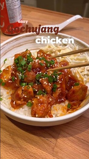 Easy Gochujang Chicken in 30 minutes #cooking #recipe