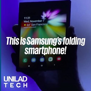 185K views · 2.4K reactions | Samsung have finally shown off their foldable smartphone  | UNILAD Tech | Facebook