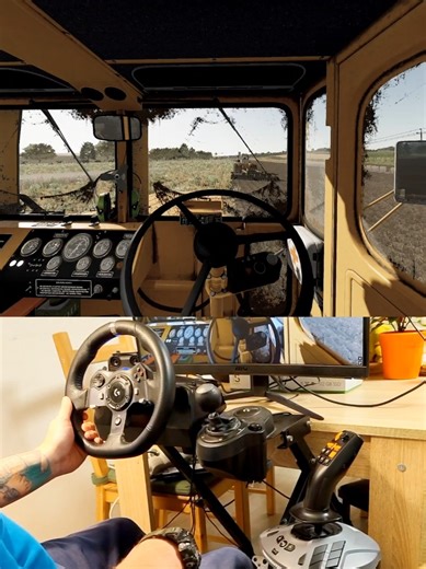 Farming Simulator Kirovets K700 Logitech Steering Wheel Manual Gearbox Thrustmaster Farmstick #dkgc
