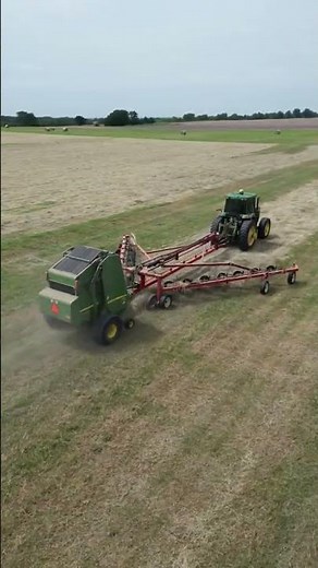 John Deere with Baler Connection