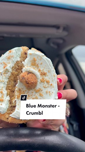 Delicious Blue Monster Crumbl Cookie Review