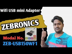 Zebronics Wifi USB mini adapter / Driver ko kaise download Kare / Apne desktop computer pe ll