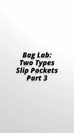 2.8K views · 39 reactions | ✂️Baglab - One of the great wonders of the world, Slip pockets. I will go over two types of slip pockets. This is part 3 of 4.珞 #sewsweetness #sewing #baglab #learntosew #sewingforbeginners #sewingtutorial #sewingtutorialforbeginners | Sew Sweetness | Facebook