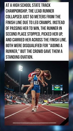Runner Carries Injured Rival