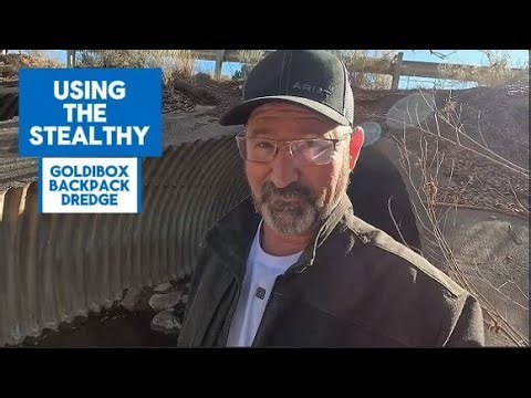 Stealthy Gold Prospecting With The Goldibox Backpack Dredge! ‪@GoldiBox‬