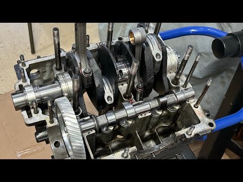 Vintage VW 1800cc Engine - Balancing the internals #vintagevw