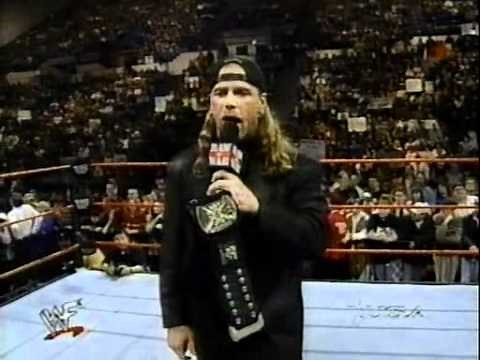 WWF Raw Is War 1-5-1998 HBK gets attacked by The Undertaker hiding in a CASKET