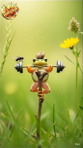 “Frogs Hitting the Gym?! 🐸💦 You Won’t Believe This” #shorts #viral shorts #frog meme #cute frogs #ai