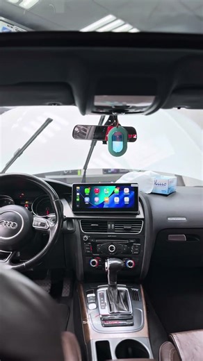 Audi A5 Installing Android screen with wireless carplay&Android auto #audi #audia5 #abudhabi #uae