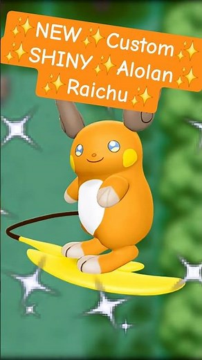 I Made Some ✨NEW✨SHINY✨Alolan Raichu! #shinypokemon