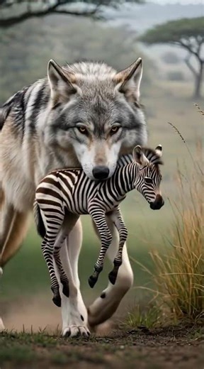 Wolves vs Zebras: The Most EVIL Strategy #zebra #wolves