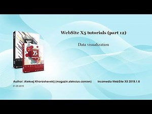 Incomedia WebSite X5 tutorial (part 12). Data visualization
