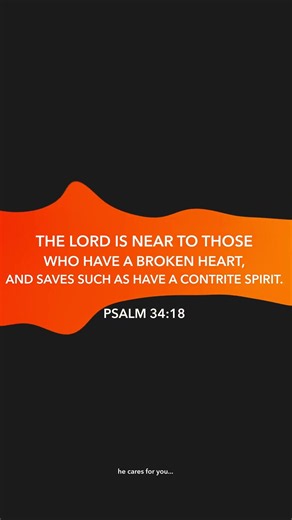 He Is With You | Psalm 34:18 #faith #motivation