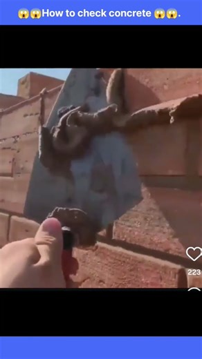 How to check concrete to build a building#construction #facts