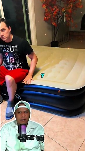 🛏️😱 The inflatable mattress that gets you out of trouble in seconds! 💨✨